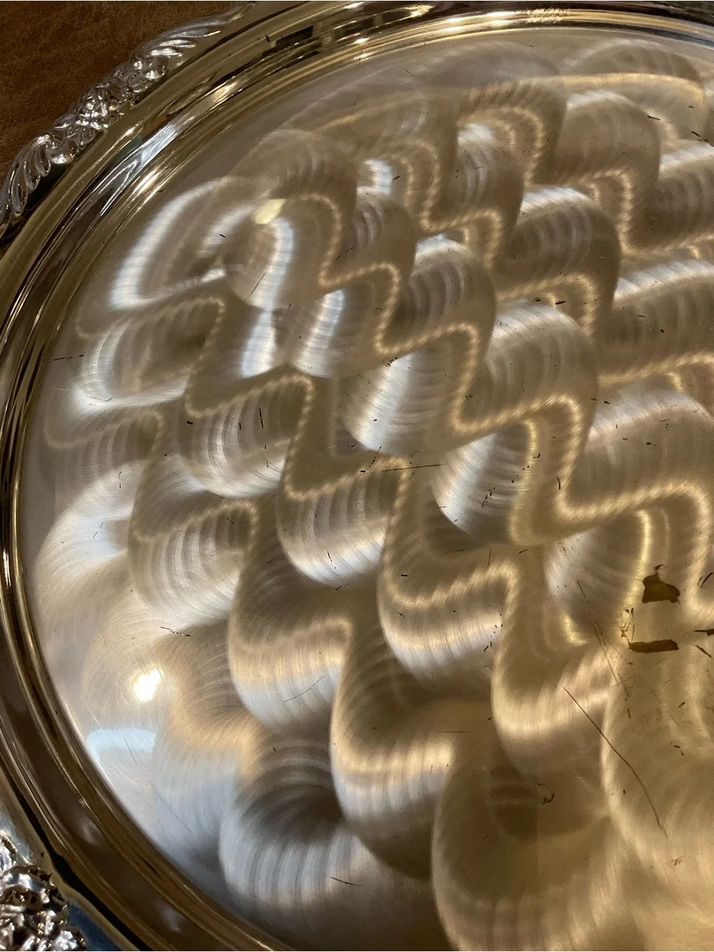 Pearl Silver Tray Trio